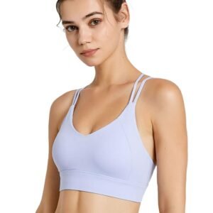 Women's Shock - Absorbing Sports Bra - Lulu - Style Yoga Top for Running, Fitness & Yoga（ ENY166）