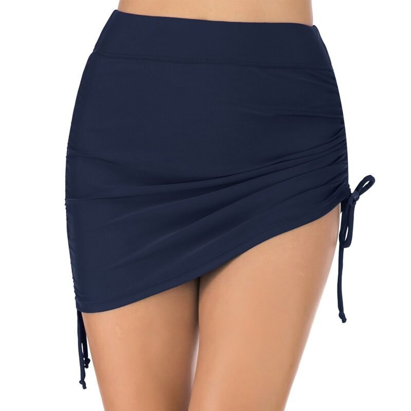 Women's Solid Color Adjustable Swim Skirt - Casual Vacation, Slimming (Limited Stock)（DS115)