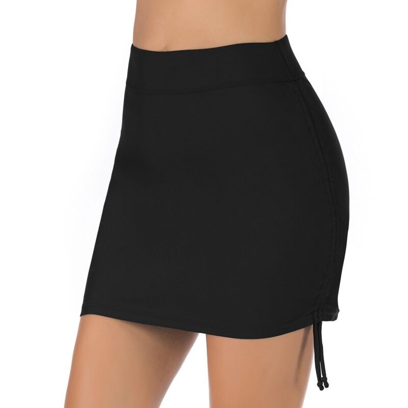 Women's Solid Color Adjustable Swim Skirt - Casual Vacation, Slimming (Limited Stock)（DS115)