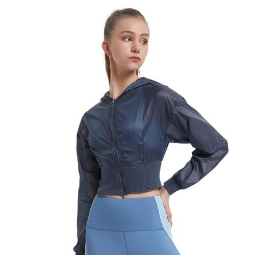 wellbuilt Women's Sun - Protective Jacket - Efficient UV Blocking, Stylish Ice - Silk, Hooded, Thin & Breathable for Summer Sports（ ENY151）