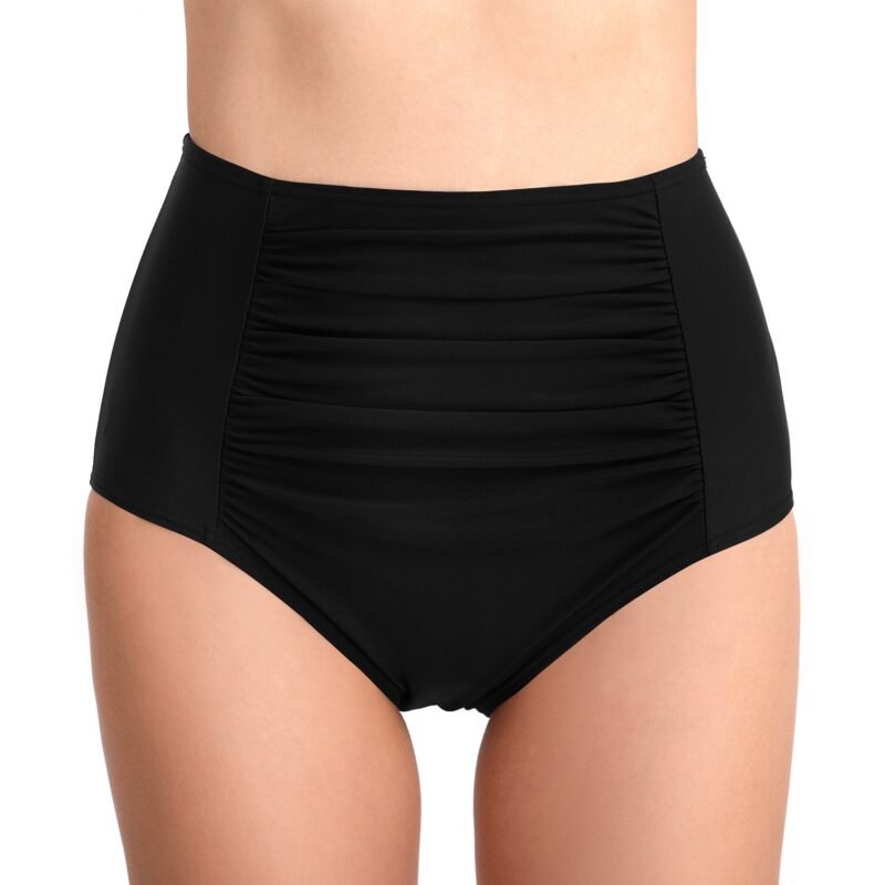 Women's High - Waisted Tummy - Control & Butt - Lifting Swim Trunks - Ruched, Tight - Fit, Triangle Beach Pants（ DS29）