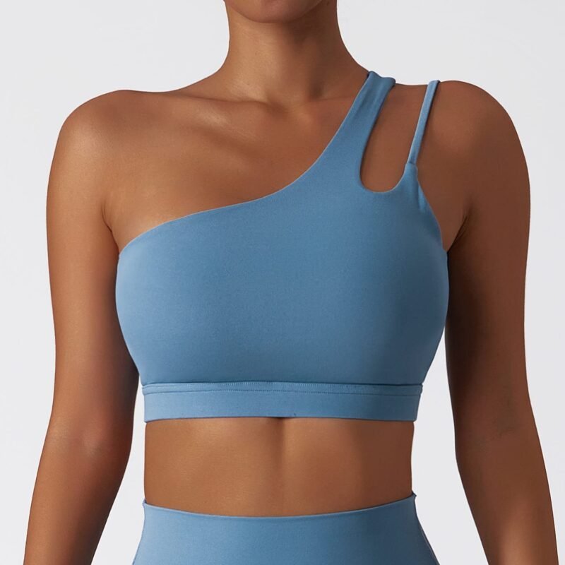 Seamless Strappy Yoga Sports Bra (6425)