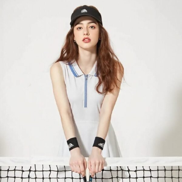 Wholesale Women's Tennis Skirt Set: Summer Sports Dress & Short Skirt Two - Piece for Tennis & Badminton（ENY372） - 图片 3
