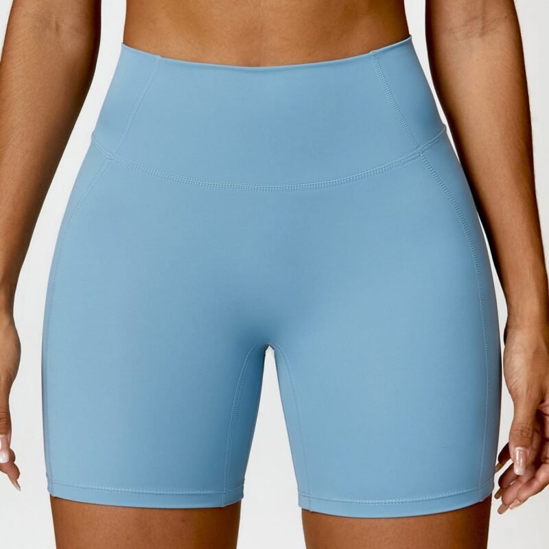 European and American - Style High - Waisted Butt - Lifting Yoga Shorts for Women（ 8503）