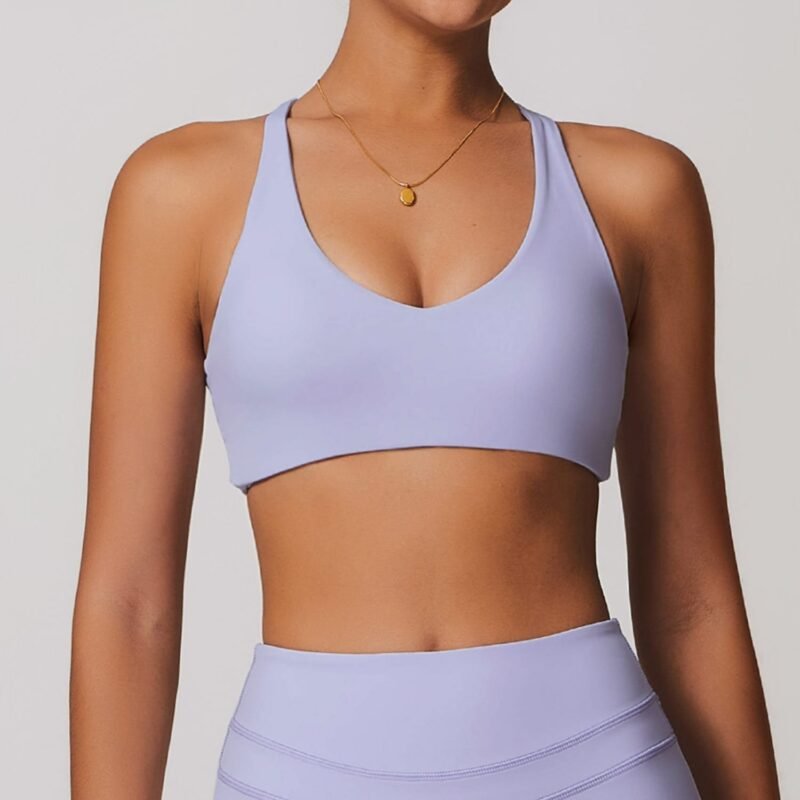 Slim - Fit Back - Exposing Yoga Bra for Women - Ideal for Running and Fitness, Suitable for Outer Wear （8863）