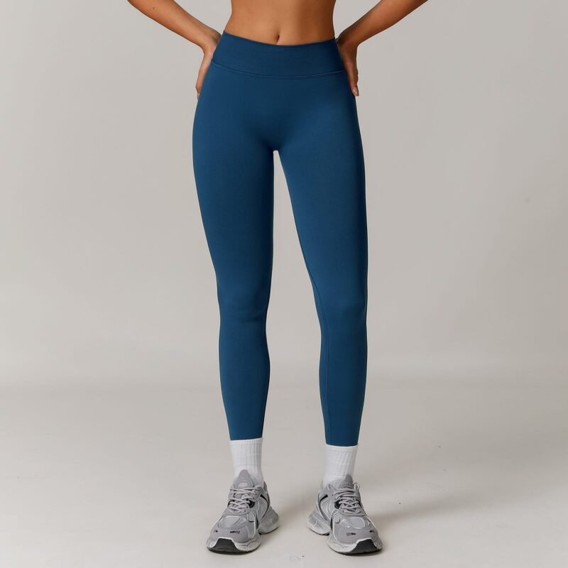 High - Waisted Butt - Lifting Fitness Pants for Women - Slim - Fit, Seamless Yoga Pants with Elasticity for Running and Exercise（7318）