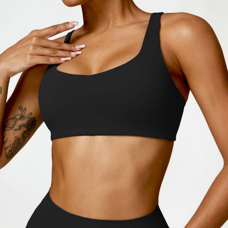 Shock - Absorbing, Slim - Fit, Quick - Dry Yoga Bra - Naked - Feeling, Ideal for Running and Fitness（8518）