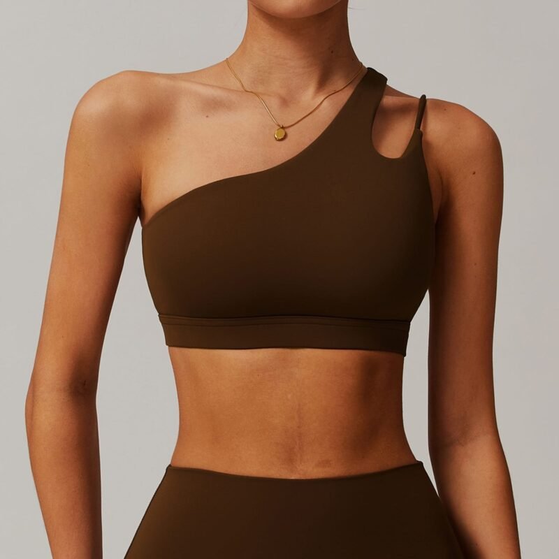 Seamless Strappy Yoga Sports Bra (6425)