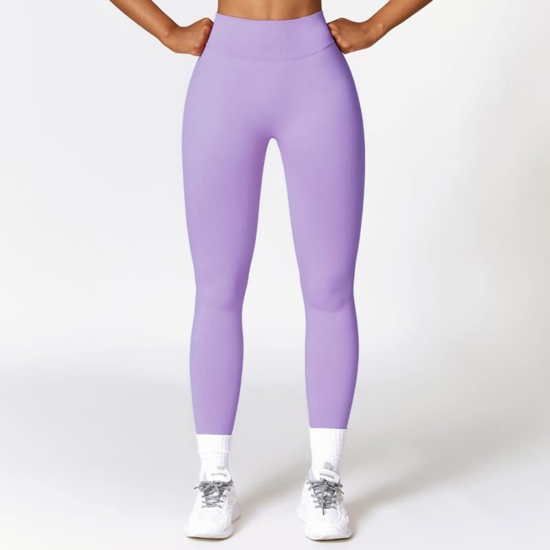 High - Waisted Butt - Lifting Fitness Pants for Women - Slim - Fit, Seamless Yoga Pants with Elasticity for Running and Exercise（7318）