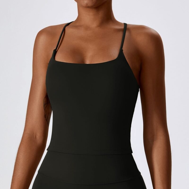 Yoga Tank Top for Women - Ideal for Running and Fitness, Wearable as Inner or Outer Layer(8232)