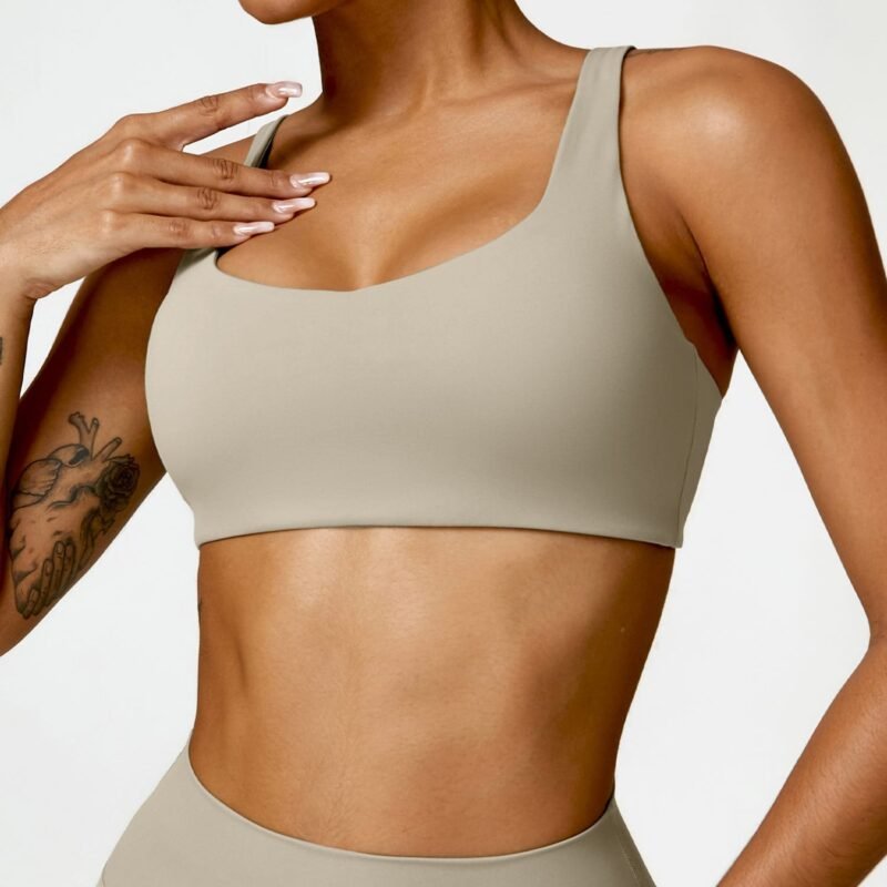 Shock - Absorbing, Slim - Fit, Quick - Dry Yoga Bra - Naked - Feeling, Ideal for Running and Fitness（8518）