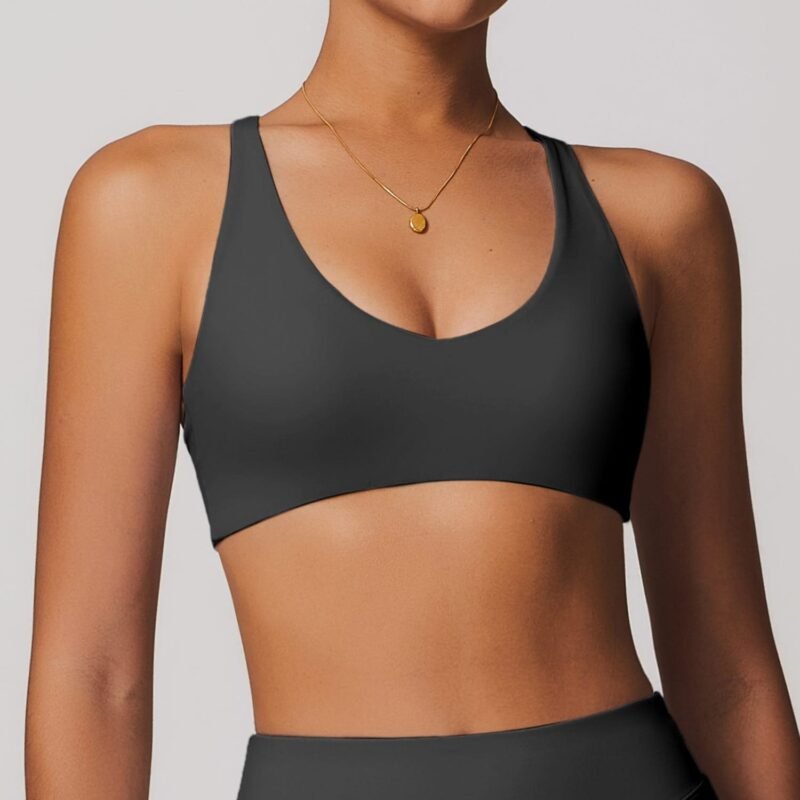 Slim - Fit Back - Exposing Yoga Bra for Women - Ideal for Running and Fitness, Suitable for Outer Wear （8863）