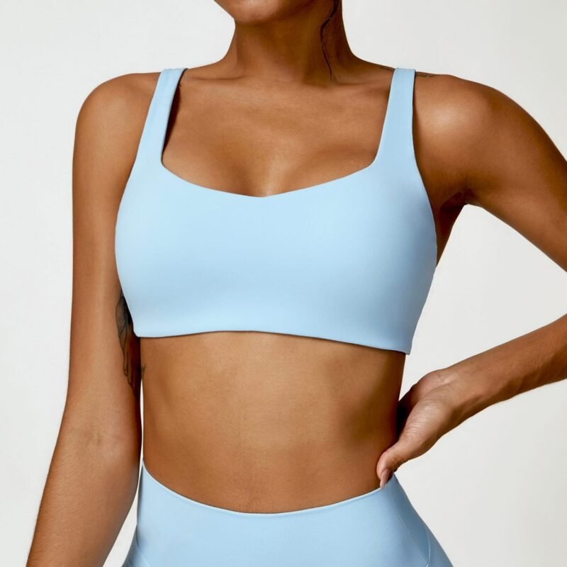 Shock - Absorbing, Slim - Fit, Quick - Dry Yoga Bra - Naked - Feeling, Ideal for Running and Fitness（8518）