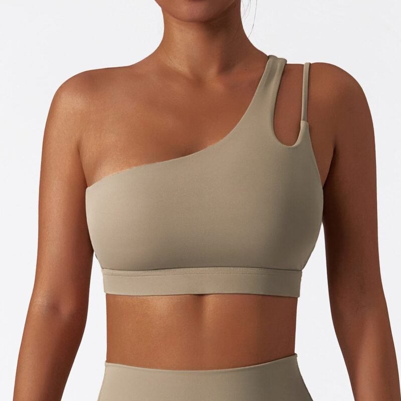 Seamless Strappy Yoga Sports Bra (6425)