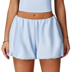 Women's UPF Workout Shorts - Double Layer Quick-Dry Running Shorts for Summer Sports 2000