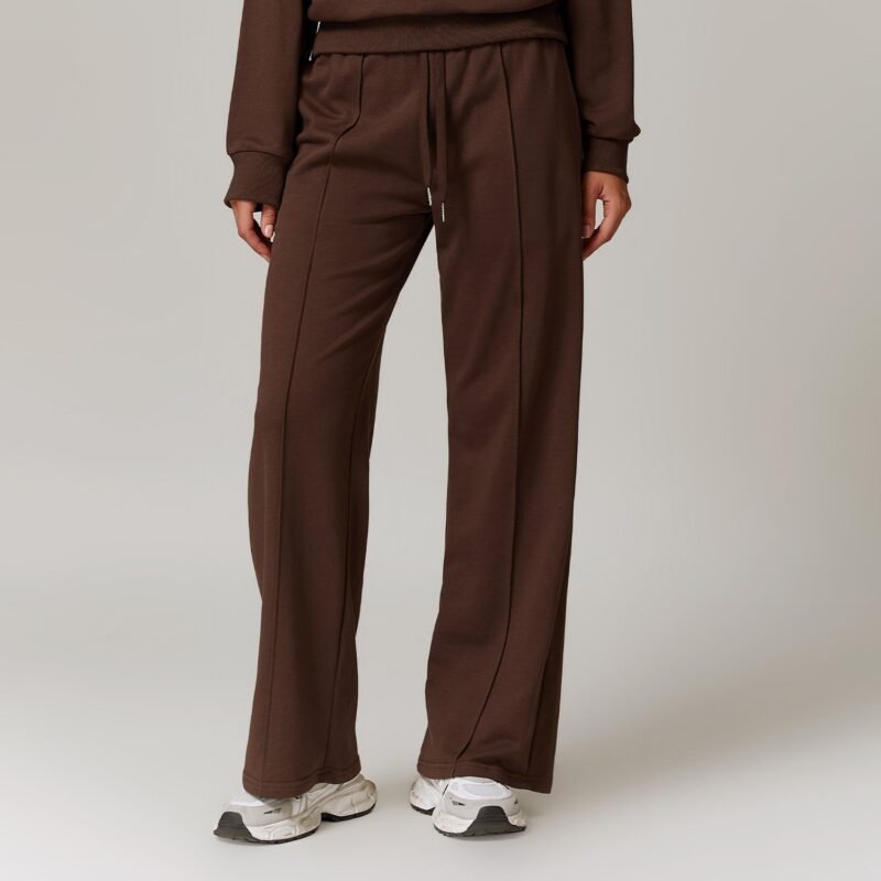 Women's Spring High - Waisted Loose Sports Sweatpants: Pocketed, Straight - Leg Casual & Versatile Athletic Pants 8933