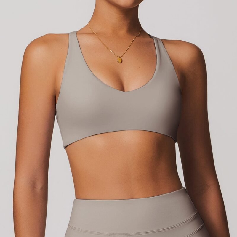 Slim - Fit Back - Exposing Yoga Bra for Women - Ideal for Running and Fitness, Suitable for Outer Wear （8863）