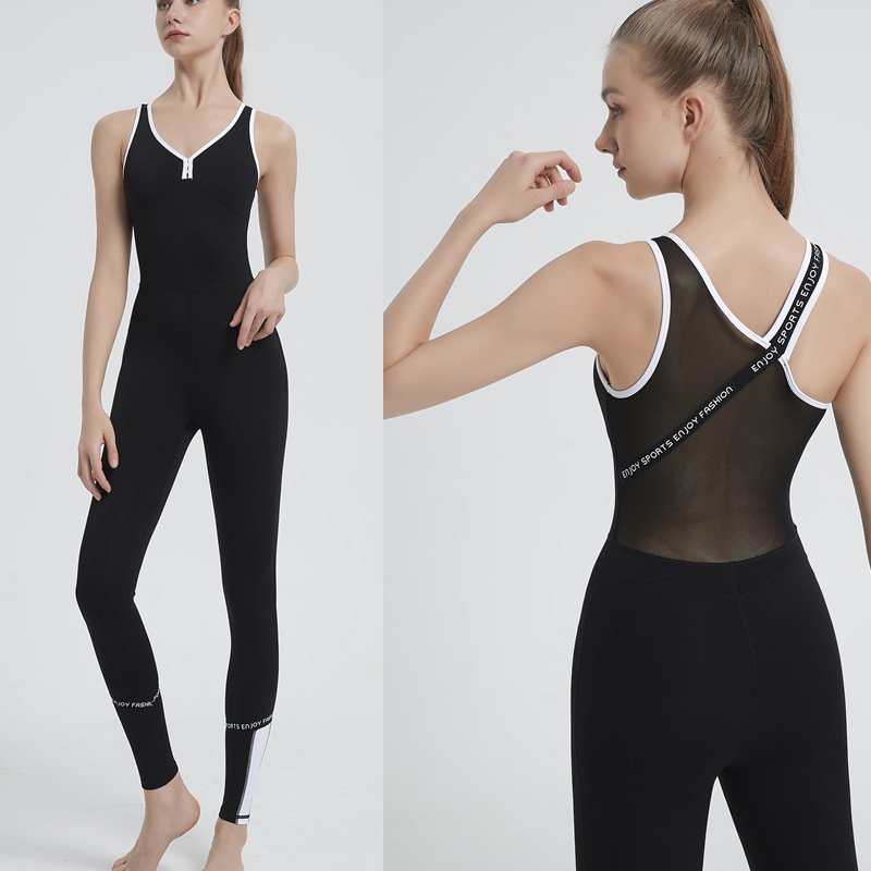 Women's One - Piece Yoga Set: Elevate Your Outdoor Fitness Style( ENY109) - 图片 3