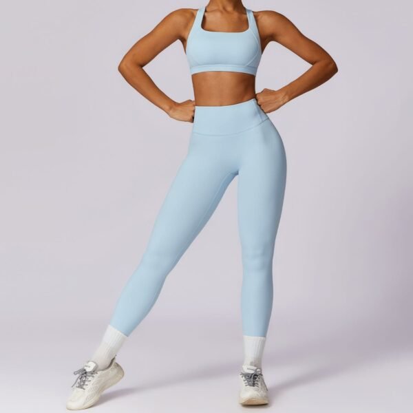 Cloud-Feel Tight Yoga Vest Sports Bra - High-Intensity Performance for Active Women 8047 - 图片 22