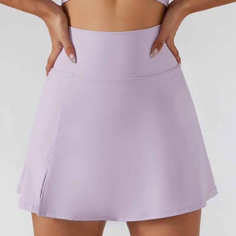 Women's High - Waist Breathable Yoga Mini Skirt - Shorts (6358)