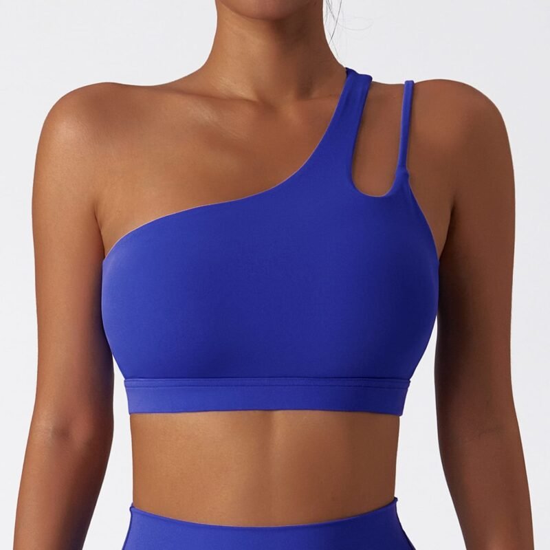 Seamless Strappy Yoga Sports Bra (6425)