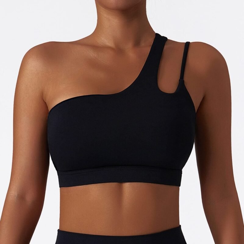 Seamless Strappy Yoga Sports Bra (6425)