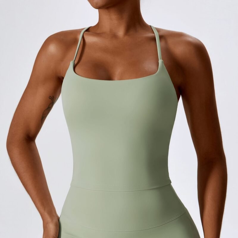 Yoga Tank Top for Women - Ideal for Running and Fitness, Wearable as Inner or Outer Layer(8232)