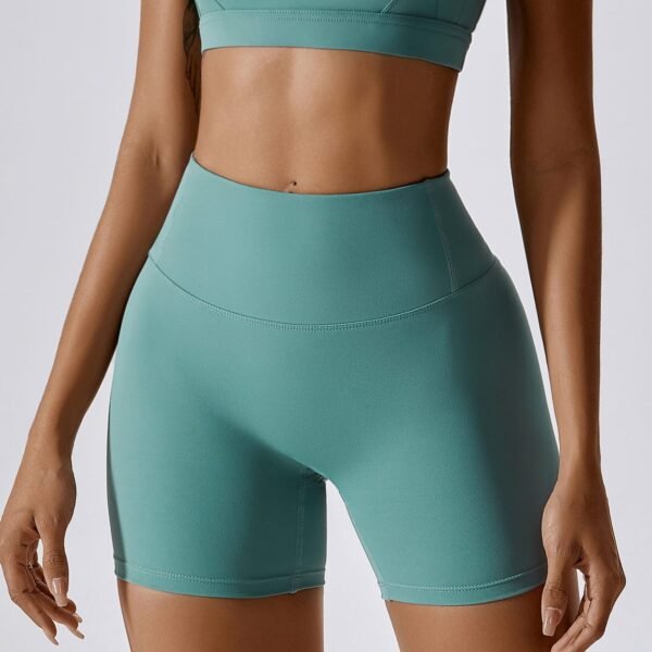 High - Waisted, Butt - Lifting Women's Yoga Shorts BDK8047 - 图片 11
