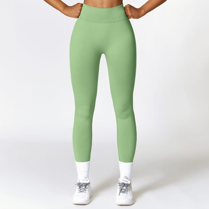 High - Waisted Butt - Lifting Fitness Pants for Women - Slim - Fit, Seamless Yoga Pants with Elasticity for Running and Exercise（7318）