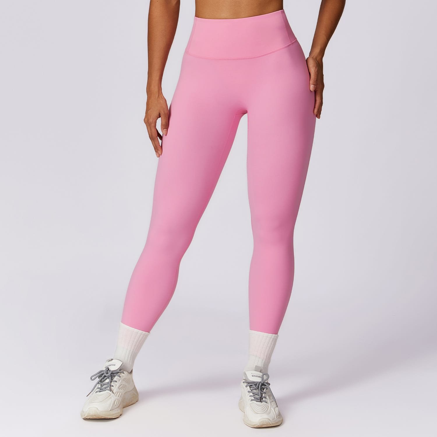 High Waist Workout Leggings for Women - Tummy Control & Booty Lifting Gym Pants for Running, Yoga(8047) - 图片 4