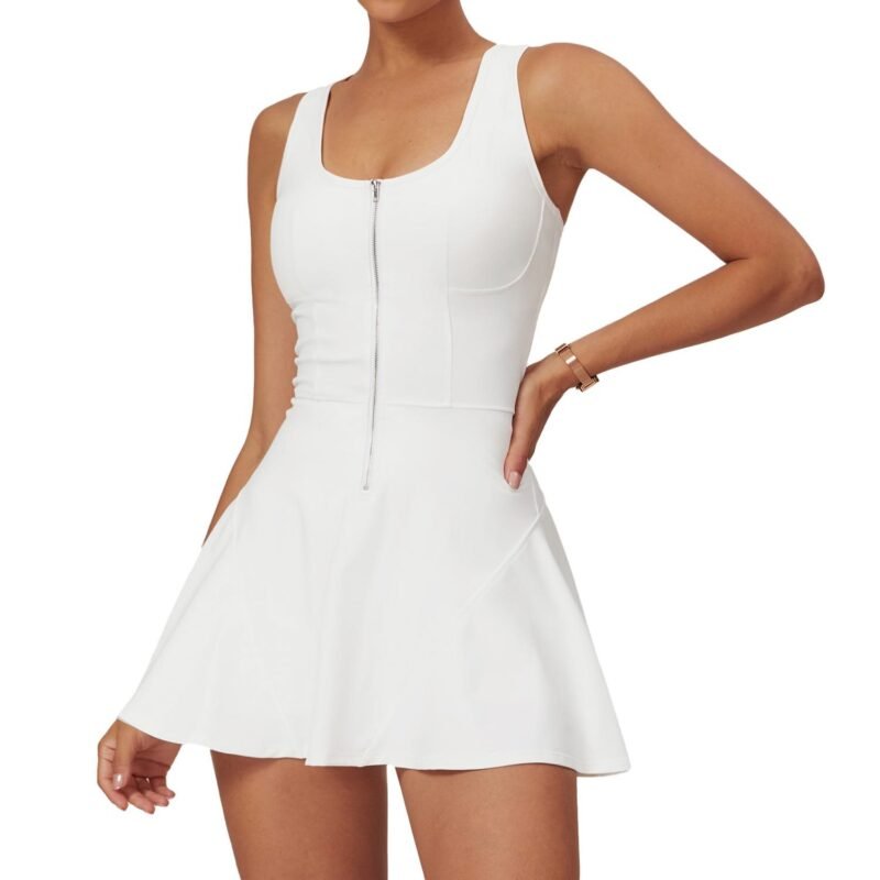 Naked - Feeling Anti - Peek Sports Dress for Women - Summer New Style, Ideal for Outdoor Running, Fitness and Tennis （8832）