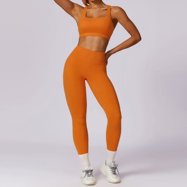 Cloud-Feel Tight Yoga Vest Sports Bra - High-Intensity Performance for Active Women 8047 - 图片 19