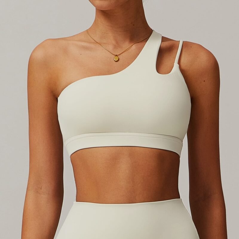 Seamless Strappy Yoga Sports Bra (6425)
