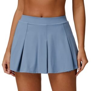 Women's 2 - in - 1 Sun - Protective Skirt: UV - Resistant, Cool - Touch, Anti - Exposure & Breathable Tennis Skirt 3012