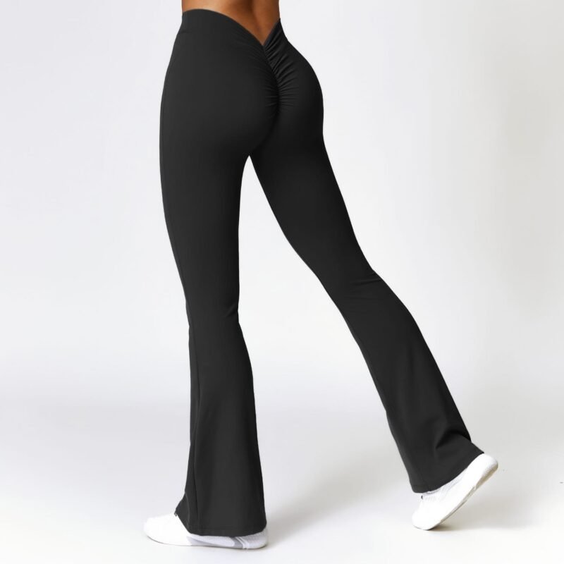 Peach - Butt - Lifting Yoga Flared Pants for Women - High - Waisted, Quick - Dry, Ideal for Fitness and Sports（8449）