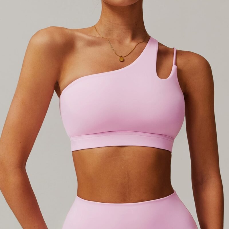 Seamless Strappy Yoga Sports Bra (6425)