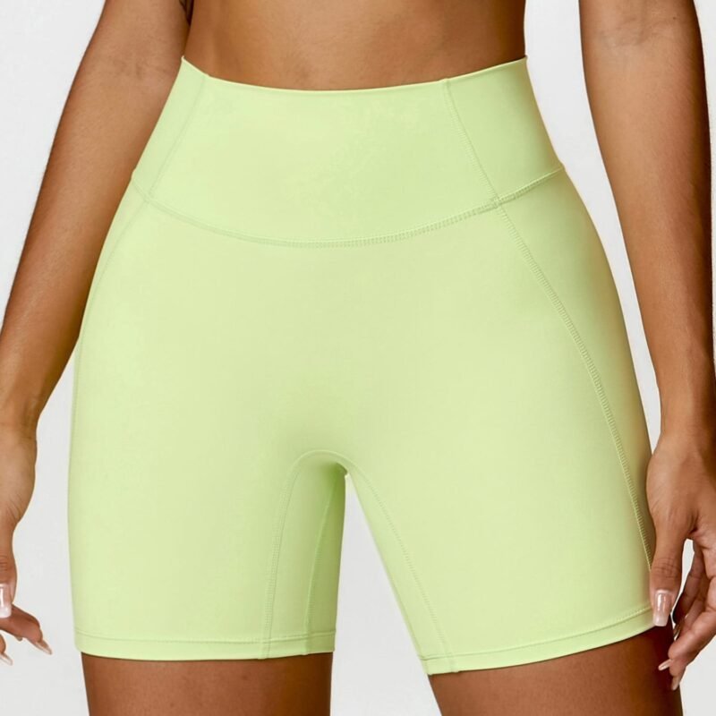 European and American - Style High - Waisted Butt - Lifting Yoga Shorts for Women（ 8503）