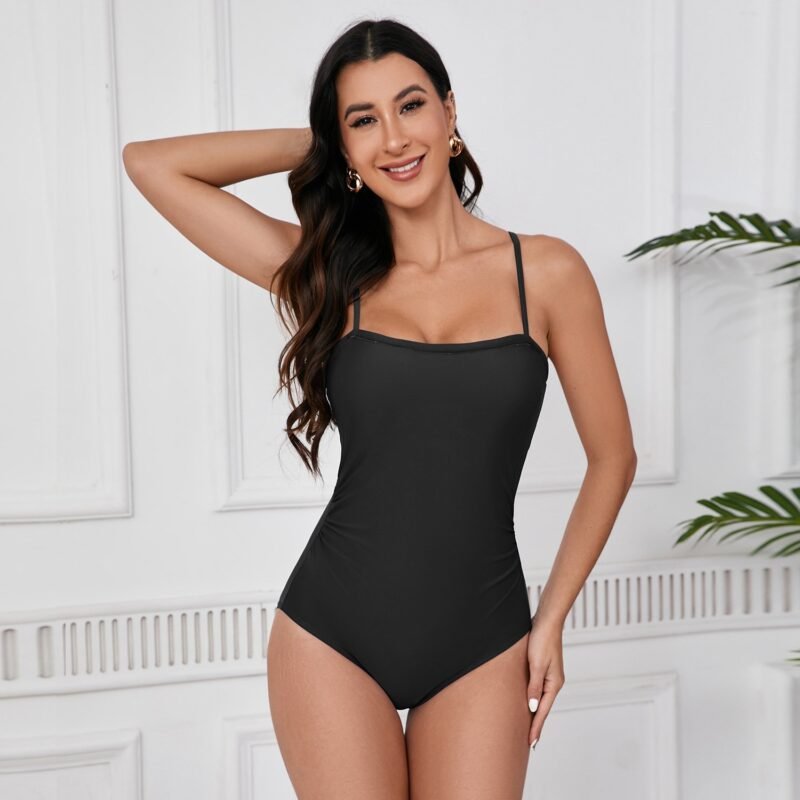 Conservative Triangle - Style Racerback One - Piece Racing Swimsuit for Women - Stylish and（ DSJ24144）