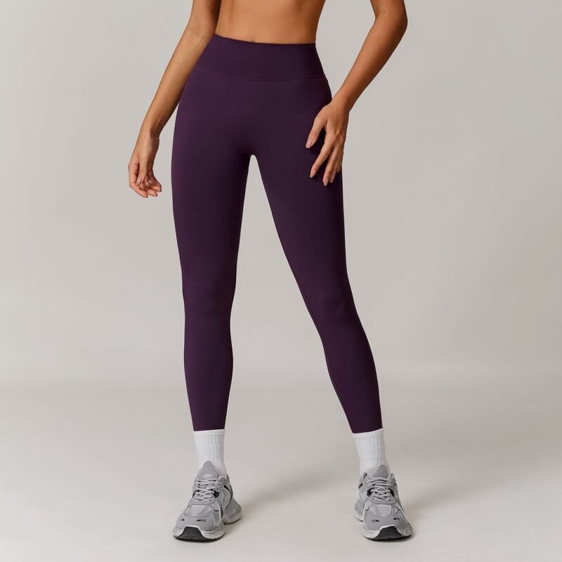 High - Waisted Butt - Lifting Fitness Pants for Women - Slim - Fit, Seamless Yoga Pants with Elasticity for Running and Exercise（7318）