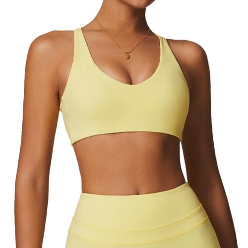 Slim - Fit Back - Exposing Yoga Bra for Women - Ideal for Running and Fitness, Suitable for Outer Wear （8863）