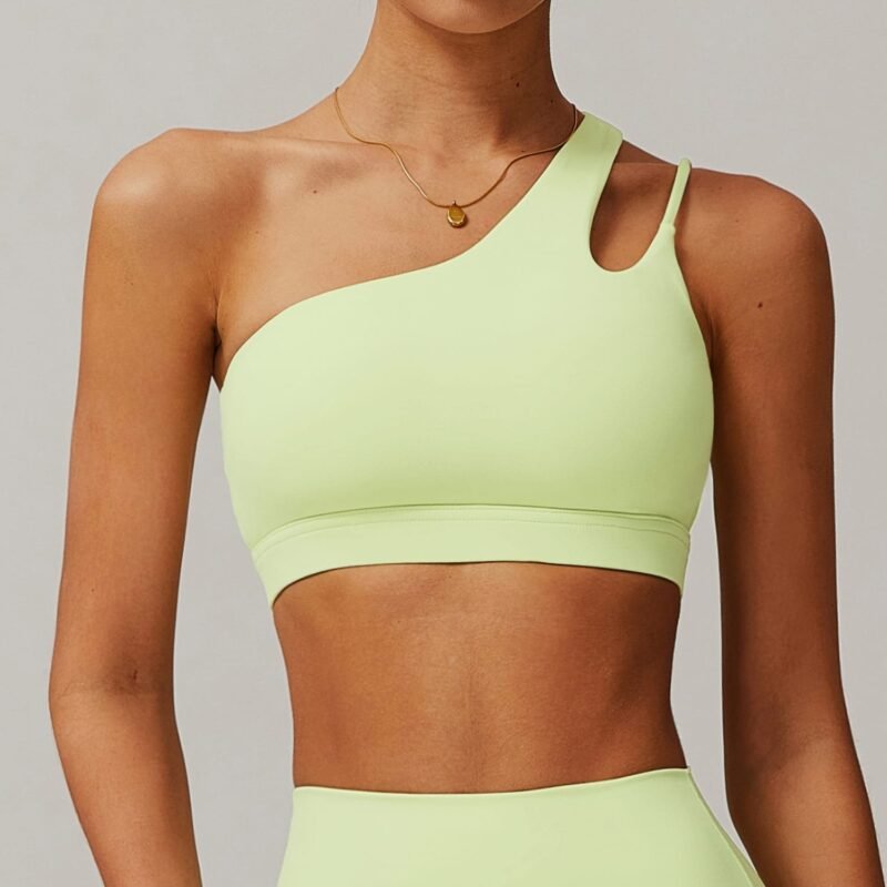 Seamless Strappy Yoga Sports Bra (6425)