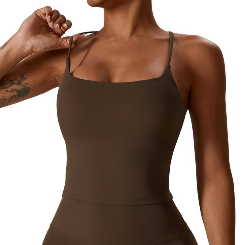 Yoga Tank Top for Women - Ideal for Running and Fitness, Wearable as Inner or Outer Layer(8232)
