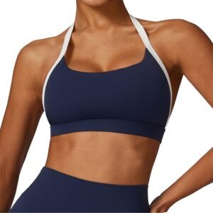 High Impact Sports Bra for Women - Racerback Workout Top with Quick-Dry for Running & Gym (8605)