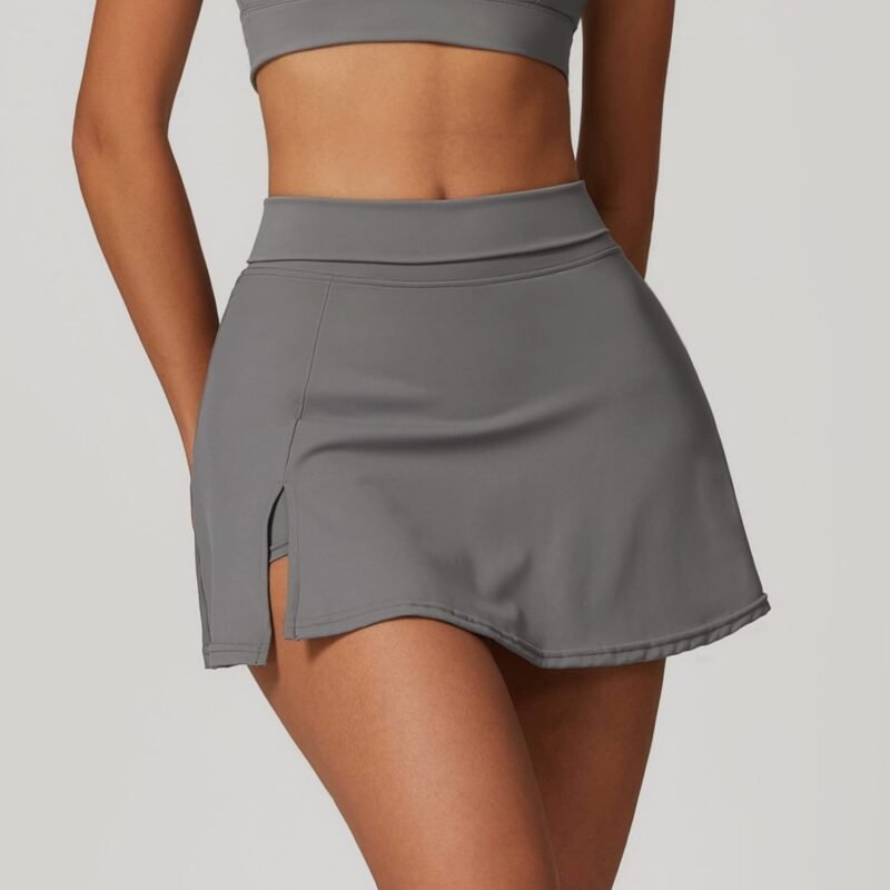 Women's High - Waist Breathable Yoga Mini Skirt - Shorts (6358)