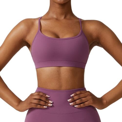 Women's Strappy Racerback Fitness Yoga Top: Outer - Wear Running Yoga Bra, Naked - Feel Quick - Dry Sports  8347