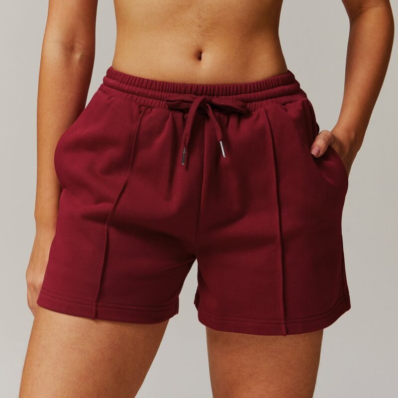 Women's Spring High - Waisted Loose Sports Sweat Shorts: Pocketed, Casual Running Shorts for Versatile Wear 8933