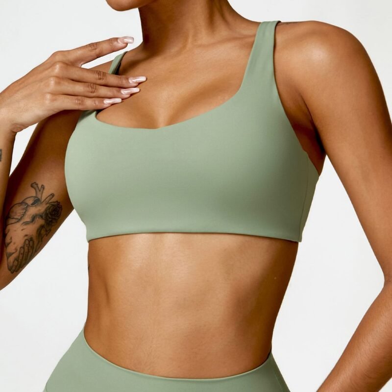 Shock - Absorbing, Slim - Fit, Quick - Dry Yoga Bra - Naked - Feeling, Ideal for Running and Fitness（8518）