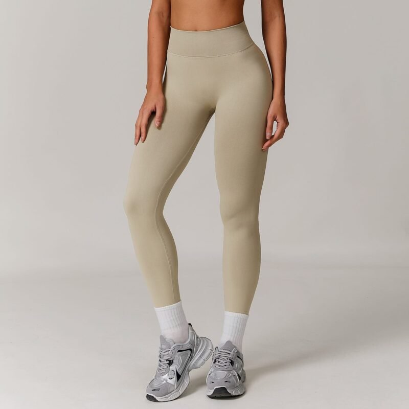 High - Waisted Butt - Lifting Fitness Pants for Women - Slim - Fit, Seamless Yoga Pants with Elasticity for Running and Exercise（7318）
