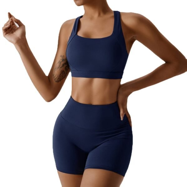 Cloud-Feel Tight Yoga Vest Sports Bra - High-Intensity Performance for Active Women 8047 - 图片 24