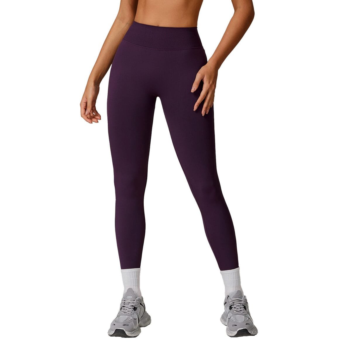 Seamless Workout Leggings - High Waist Tummy Control Booty Lifting Pants for Women, Quick-Dry & 4-Way Stretch（7318）